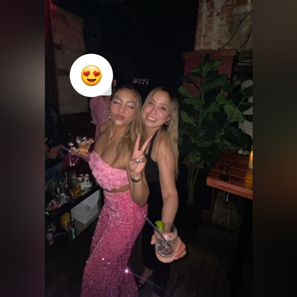 Unique Sequins Barbie Pink Party Pants. - Picture 3 of 5